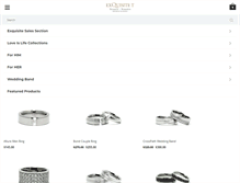 Tablet Screenshot of exquisite-titanium.com